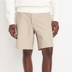Old Navy Tech Hybrid Chino Shorts -- 8-inch inseam Dust